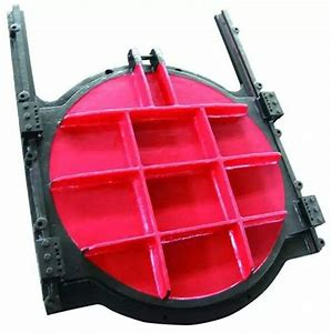 明杆式鑄鐵鑲銅(tóng)圓閘門